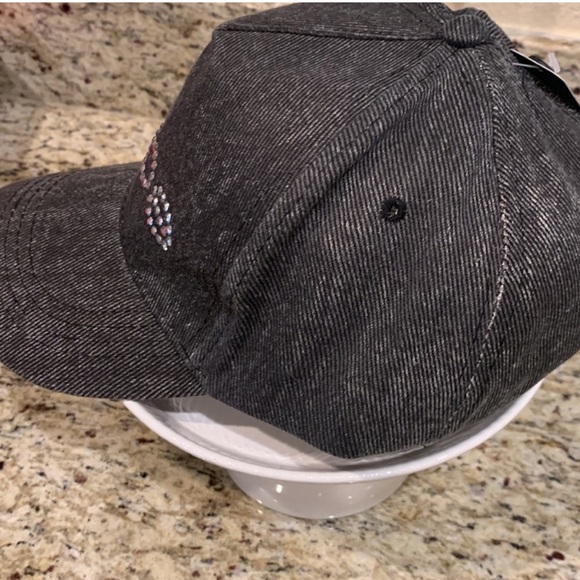 Bebe hat with Rhinestone Logo Embellished Baseball Cap 🧢 - Picture 3 of 5